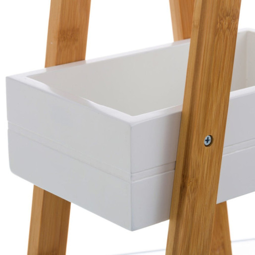 EstanterÍa natural y blanco