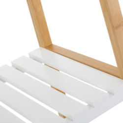 Estanteria natural y blanco