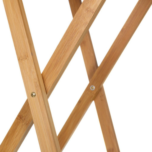 Mesa auxiliar plegable natural
