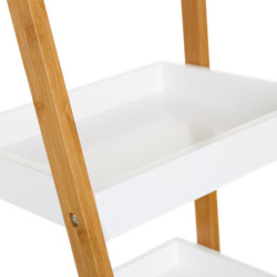 Estanteria natural y blanco