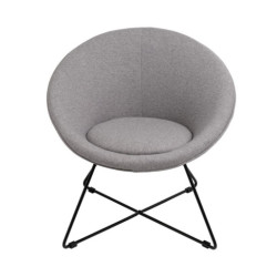 Sillon Gris claro y negro