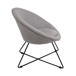Sillon Gris claro y negro