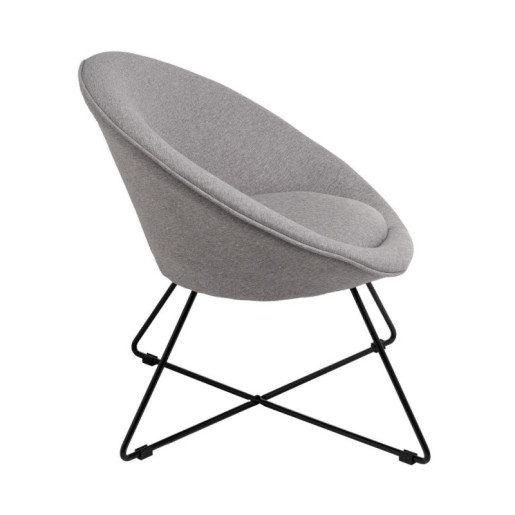 Sillon Gris claro y negro