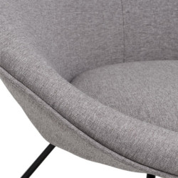 Sillon Gris claro y negro