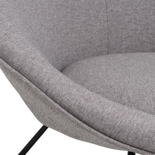 Sillon Gris claro y negro