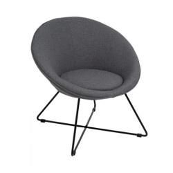 Sillon Gris oscuro y negro