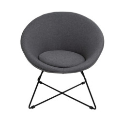 Sillon Gris oscuro y negro