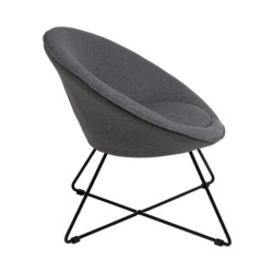 Sillon Gris oscuro y negro