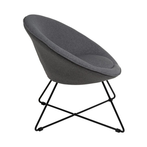 Sillon Gris oscuro y negro