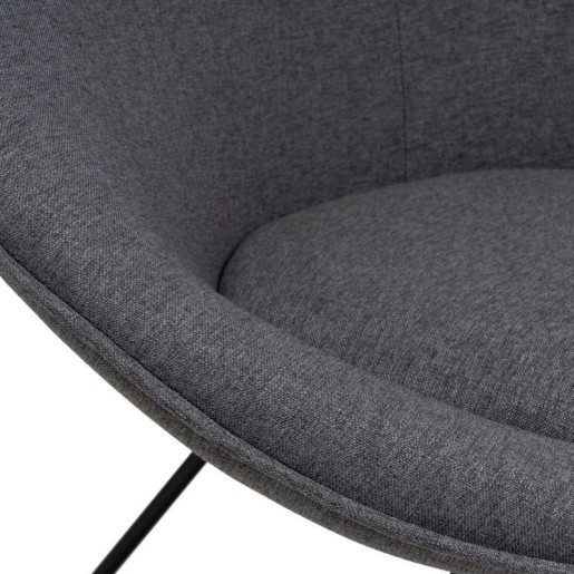 Sillon Gris oscuro y negro