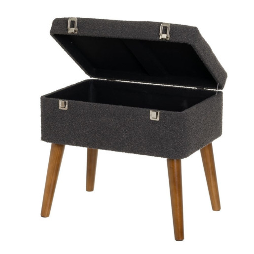 Puf arcon Gris oscuro