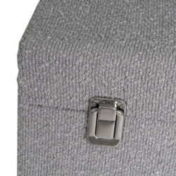 Set 3 baules crudo, gris claro y gris oscuro