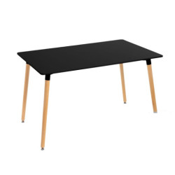 Mesa Negro y natural