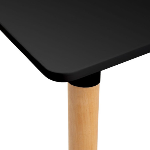 Mesa Negro y natural