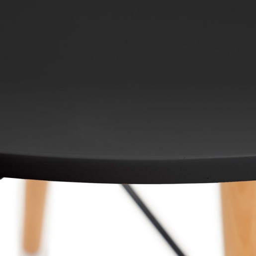 Mesa auxiliar Negro y natural