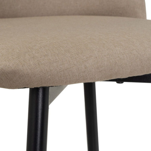 Set 2 taburetes Beige y negro
