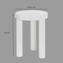 Mesa auxiliar Blanco