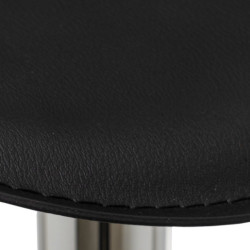 Set 2 taburetes Negro y cromado