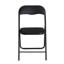 Silla plegable Negro