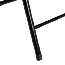 Silla plegable Negro
