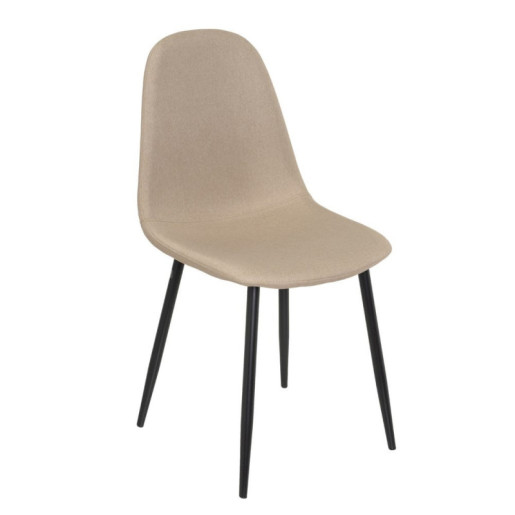 Set 4 sillas Beige y negro