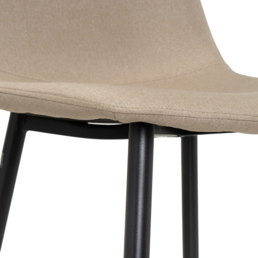 Set 4 sillas Beige y negro