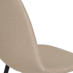 Set 4 sillas Beige y negro