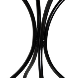 Set mesa y 2 sillas negro