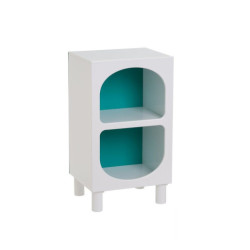 EstanterÍa Blanco-azul
