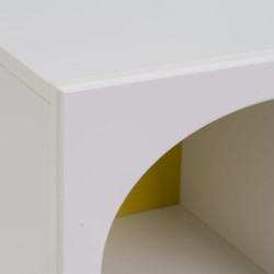 EstanterÍa Blanco-amarillo