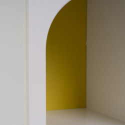 EstanterÍa Blanco-amarillo