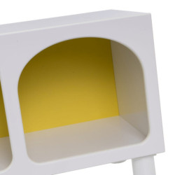 EstanterÍa Blanco-amarillo