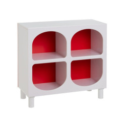 EstanterÍa Blanco-rojo