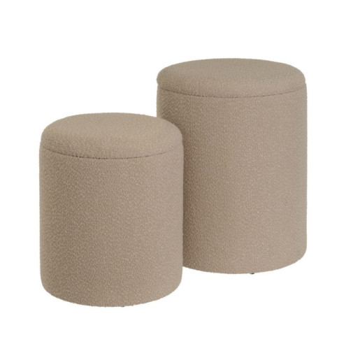 Set 2 puf arcon Beige