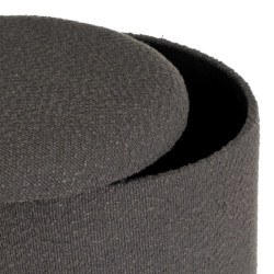 Set 2 puf arcon Gris oscuro
