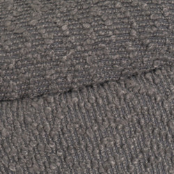 Puf arcon Gris oscuro y dorado