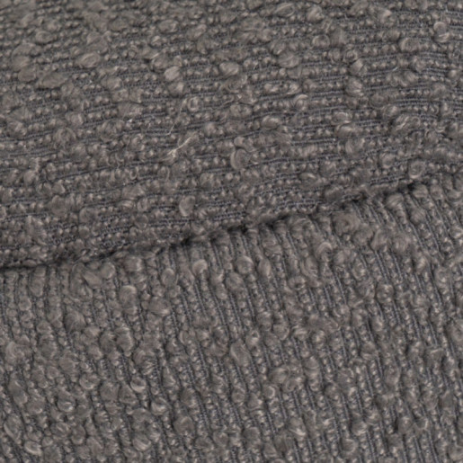 Puf arcon Gris oscuro y dorado