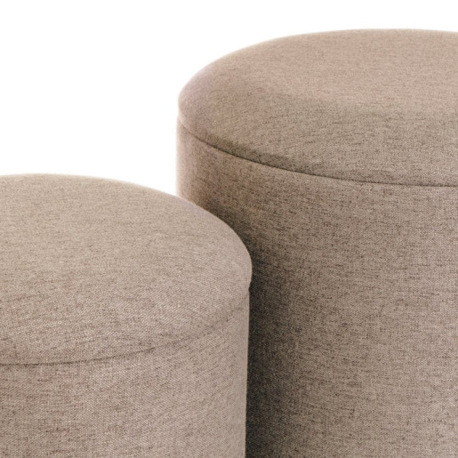 Set 2 puf arcon Beige