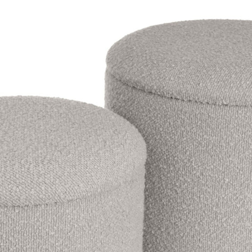 Set 2 puf arcon Gris
