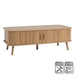 Mesa centro natural