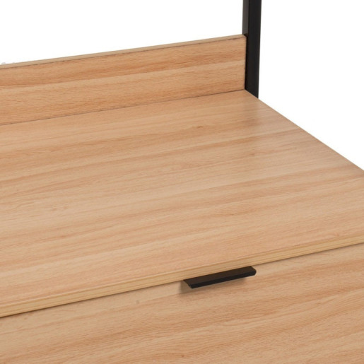 Armario modular Natural y negro