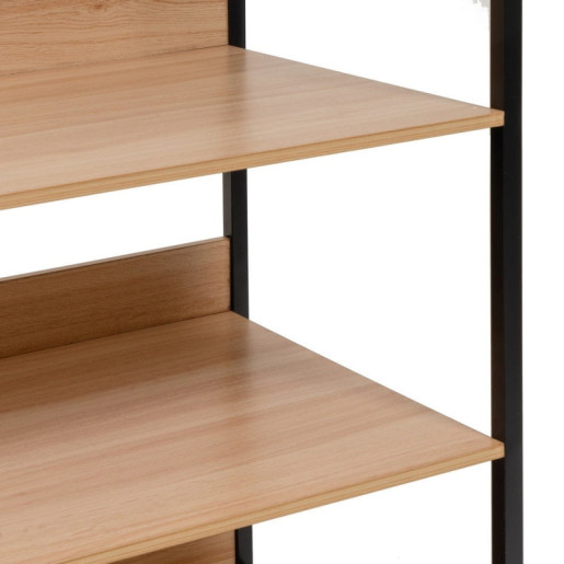Armario modular Natural y negro