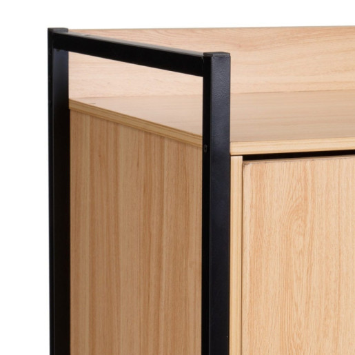 Armario modular Natural y negro