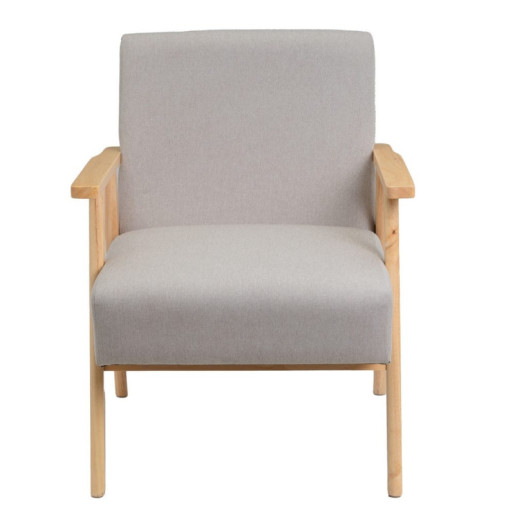 Sillon Beige y natural