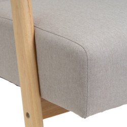 Sillon Beige y natural