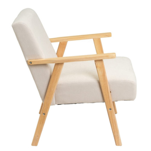 Sillon Blanco y natural