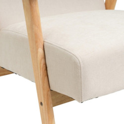 Sillon Blanco y natural