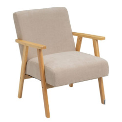 Sillon Beige y natural