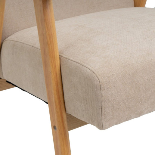 Sillon Beige y natural