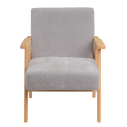 Sillon Gris y natural